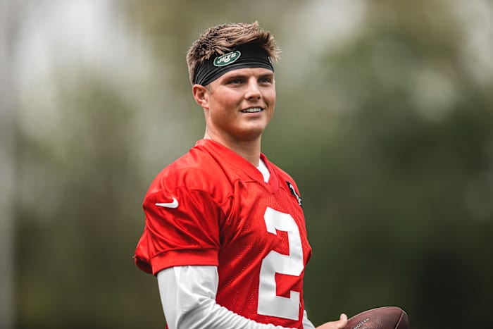 New York Jets QB Zach Wilson rookie minicamp